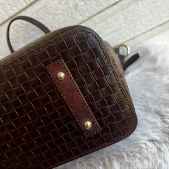 DOONEY & BOURKE Woven XL Lilliana Brown Sorrento Tote Shoulder Bag Satchel - Picture 8 of 12